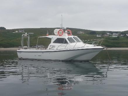 Elsie Jayne at Anchor, Arranmore Island, Arranmore Charters