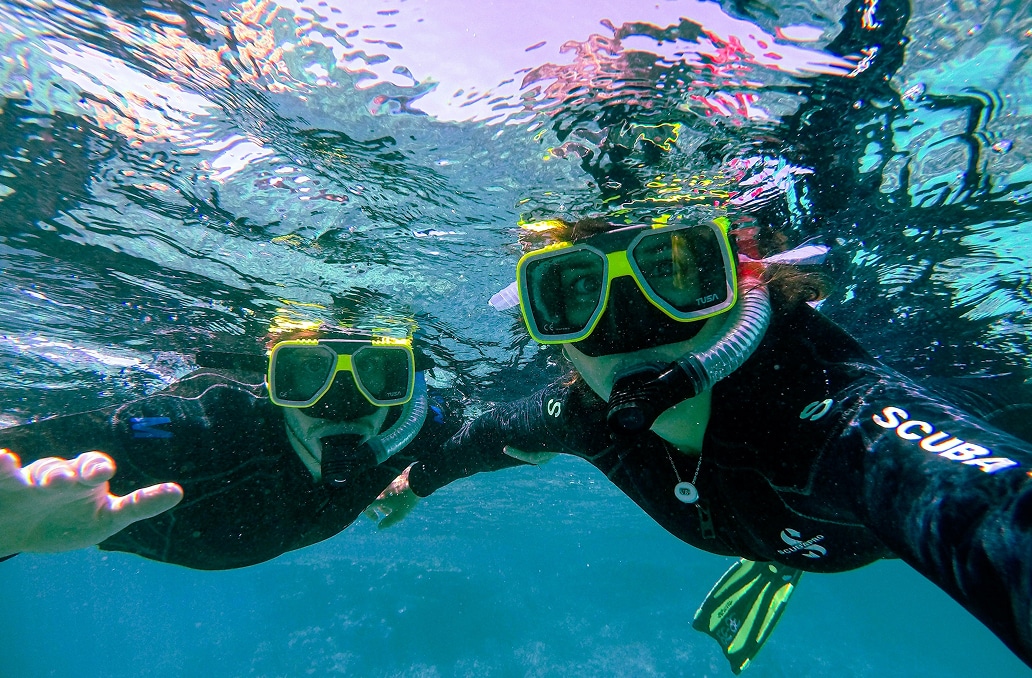 snorkelling